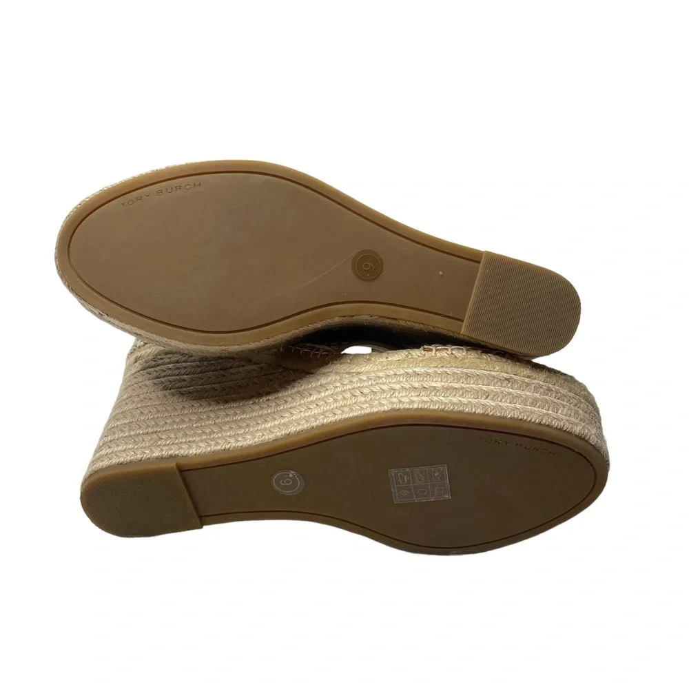 Tory Burch | Selby Snake-Print Wedge Platform Espadrilles 9